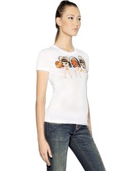 DSquared Printed Cotton Jersey T Shirt