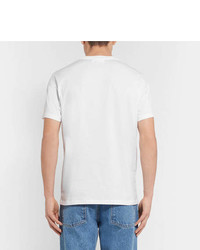 Ami Printed Cotton Jersey T Shirt