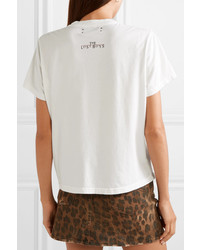 Amiri Printed Cotton Jersey T Shirt