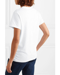 REDVALENTINO Printed Cotton Jersey T Shirt