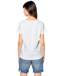 Marni Printed Cotton Poplin Jersey T Shirt
