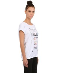 Frankie Morello Printed Cotton T Shirt