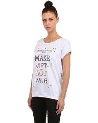 Frankie Morello Printed Cotton T Shirt
