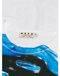 Marni Printed Crew Neck T Shirt