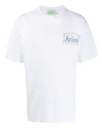 Aries Printed Logo T Shirt