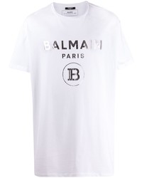 Balmain Printed Logo T Shirt