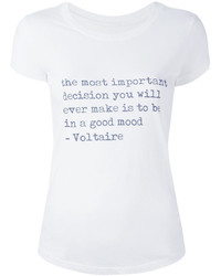 Zadig & Voltaire Printed Text T Shirt