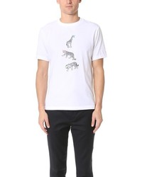 Paul Smith Ps By Animal Print Regular Fit Tee