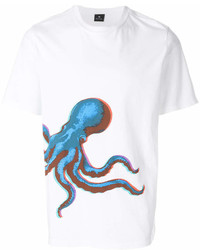 Paul Smith Ps By Octopus Print T Shirt
