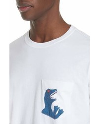 Paul Smith Ps Dino Print Pocket T Shirt