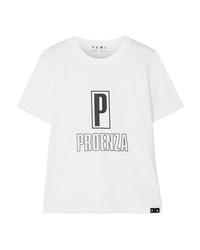 Proenza Schouler Pswl Printed Cotton Jersey T Shirt