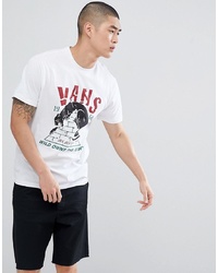 Vans Pyramid Panther T Shirt In White Va3h6owht