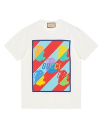 Gucci Rabbit Logo Print T Shirt