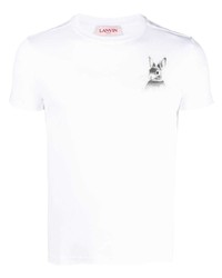 Lanvin Rabbit Print T Shirt