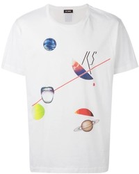 Raf Simons Planet Print T Shirt