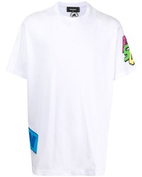 DSQUARED2 Rainbow Print Oversized T Shirt