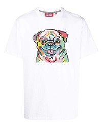 Mostly Heard Rarely Seen 8-Bit Rainbow Pug T Shirt