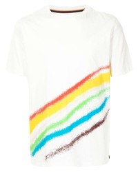 Paul Smith Rainbow Spray Paint Print T Shirt