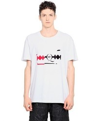 McQ by Alexander McQueen Razorblade Printed Cotton T Shirt