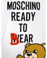 Moschino Ready To Bear Printed Cotton T Shirt