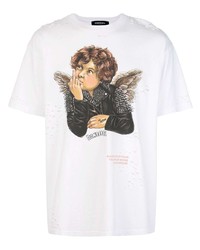 DOMREBEL Rebel Angel Print T Shirt