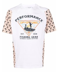 Marine Serre Regenerated Graphic Print T Shirt
