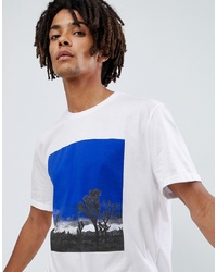 ASOS DESIGN Relaxed T Shirt With Photgraphic Print And Roll Sleeve
