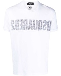 DSQUARED2 Reverse Logo Print T Shirt