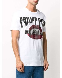 Philipp Plein Rhinestone Vampire T Shirt