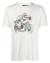 Deus Ex Machina Riding Graphic Print T Shirt