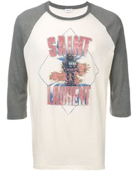 Saint Laurent Robot Logo T Shirt