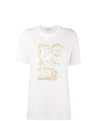 Jean-Michel Basquiat X Browns Rome Pays Off Alice Print Short Sleeve T Shirt