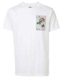 Kent & Curwen Rose Print Crew Neck T Shirt