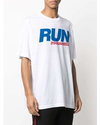 DSQUARED2 Run Print Short Sleeve T Shirt