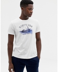 J.Crew Mercantile Rusty Jibb Print T Shirt In White