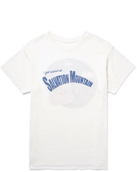 The Elder Statesman Salvation Mountain Printed Cashmere And Silk Blend T Shirt