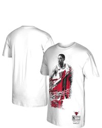 Mitchell & Ness Scottie Pippen White Chicago Bulls Player Burst T Shirt At Nordstrom