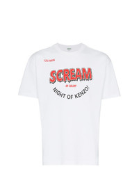 Kenzo Scream Print Short Sleeve Cotton T Shirt