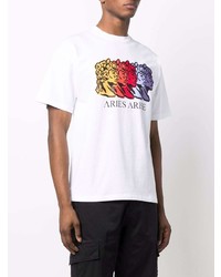 Aries Sculpture Print T Shirt