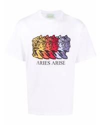 Aries Sculpture Print T Shirt