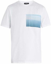 A.P.C. Sea View Print Cotton Jersey T Shirt