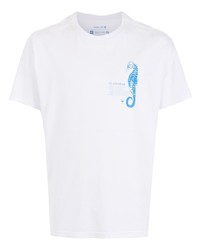 OSKLEN Seahorse Print Cotton T Shirt