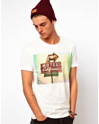 Selected T Shirt With Motel Print