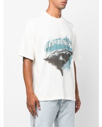 Represent Shark Graphic Print T Shirt