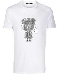 Karl Lagerfeld Silver Ikonik T Shirt
