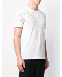 Alexander McQueen Skeleton Print T Shirt