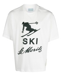 Bally Ski Graphic Print T Shirt