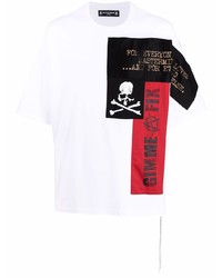 Mastermind Japan Skull And Crossbones Slogan T Shirt