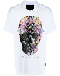 Philipp Plein Skull Appliqu T Shirt