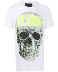 Philipp Plein Skull Embellished Short Sleeve T Shirt